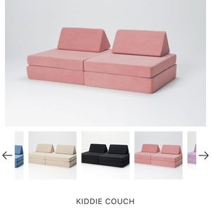 Covers Only. Pink Kiddie Couch Brand Covers.
